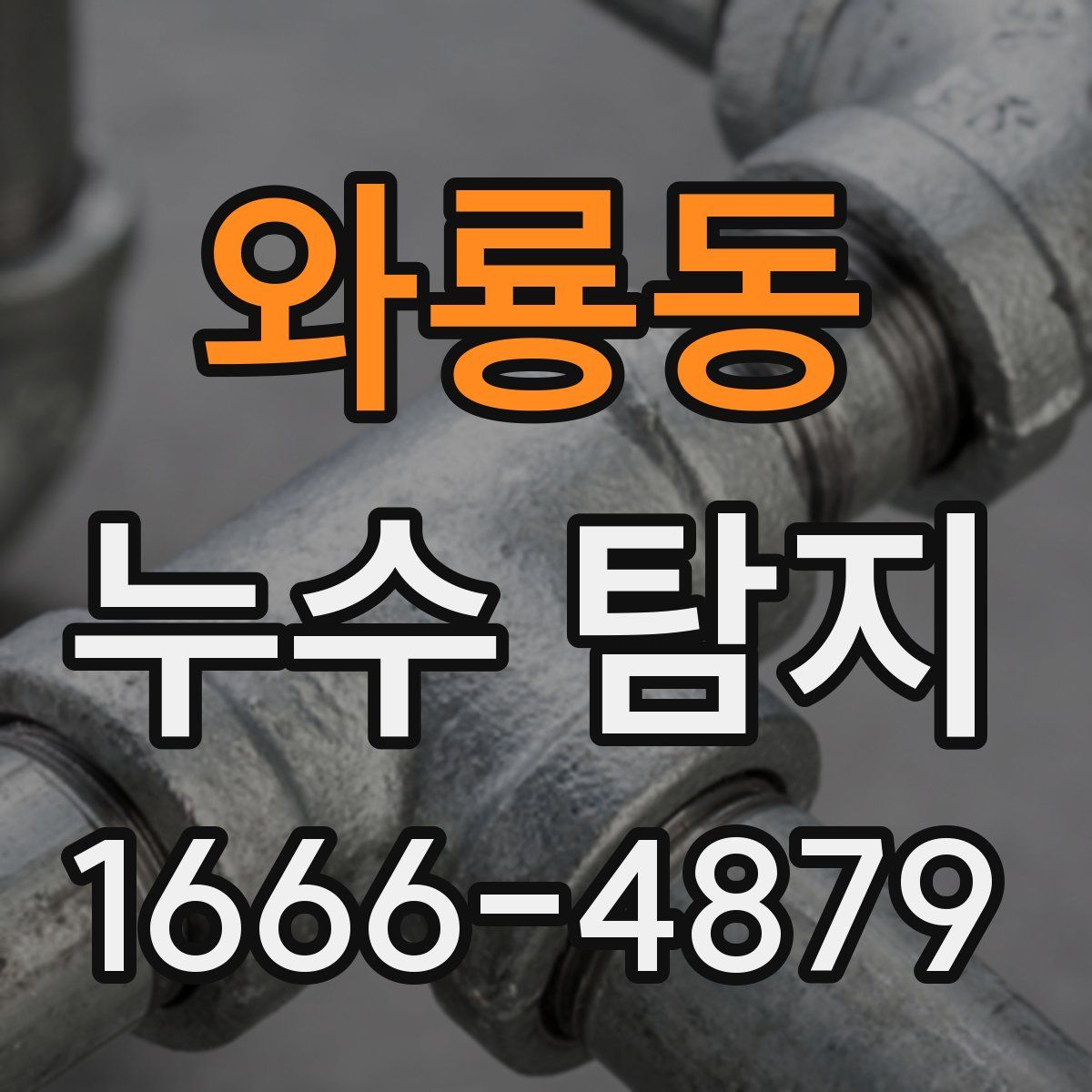 와룡동 누수 탐지