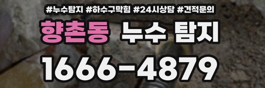 향촌동 누수 탐지