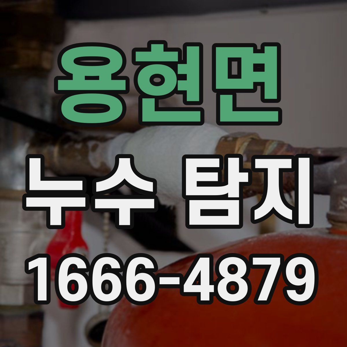 용현면 누수 탐지