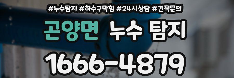 곤양면 누수 탐지