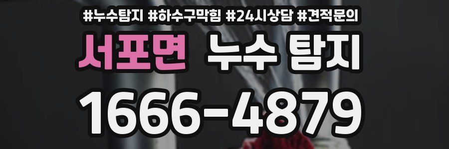 서포면 누수 탐지