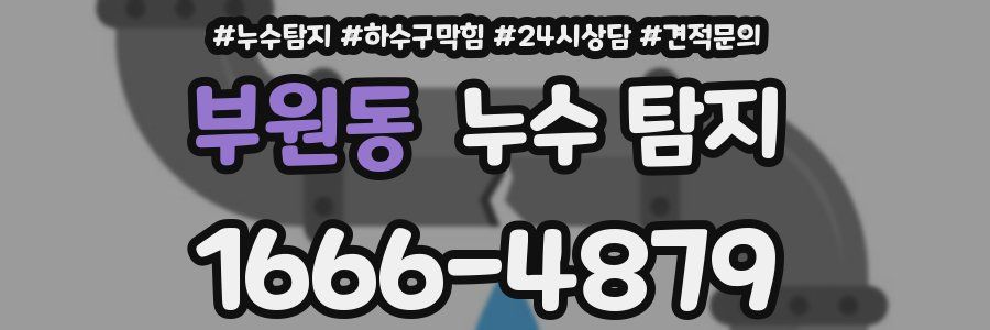 부원동 누수 탐지