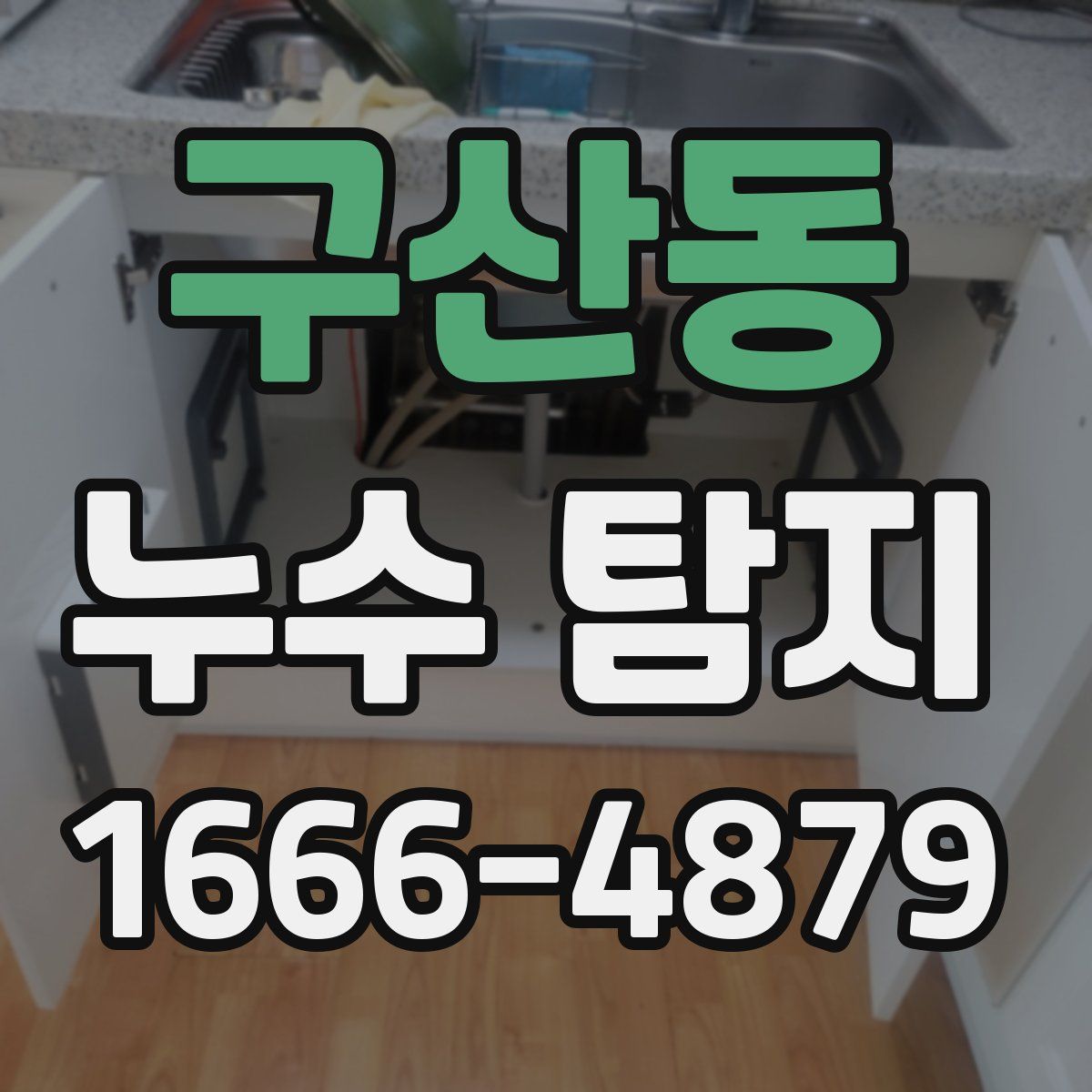 구산동 누수 탐지