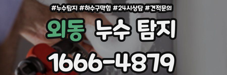 외동 누수 탐지
