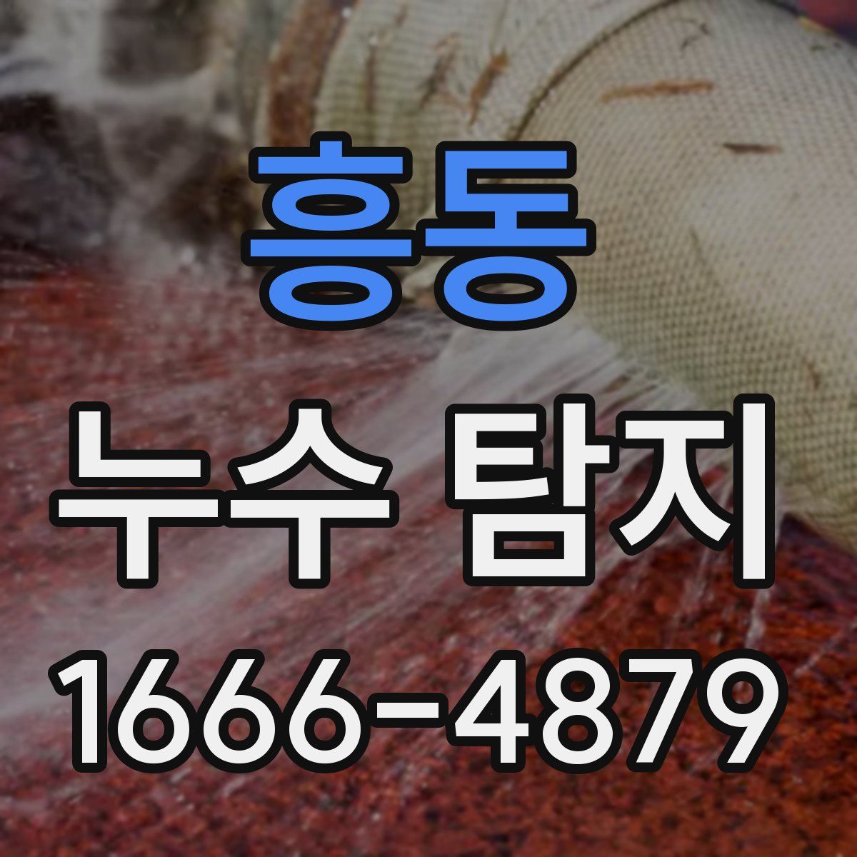 흥동 누수 탐지