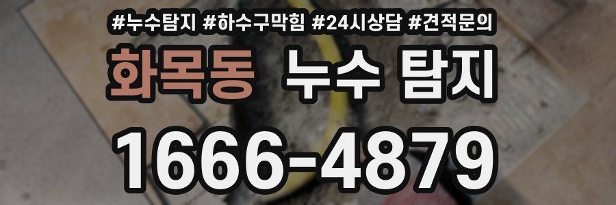 화목동 누수 탐지
