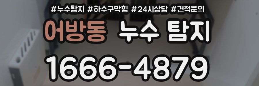 어방동 누수 탐지