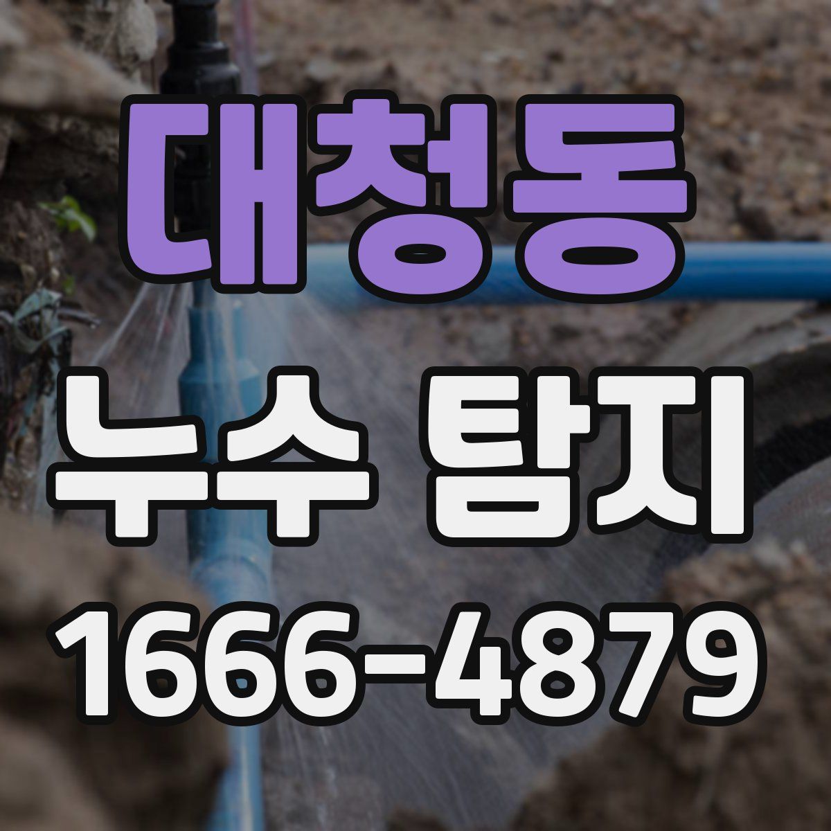 대청동 누수 탐지