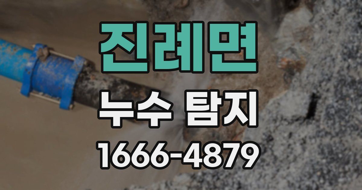 진례면 누수 탐지