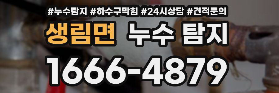 생림면 누수 탐지