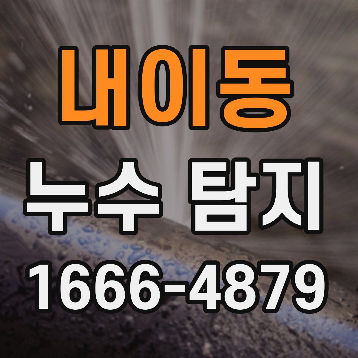 내이동 누수 탐지