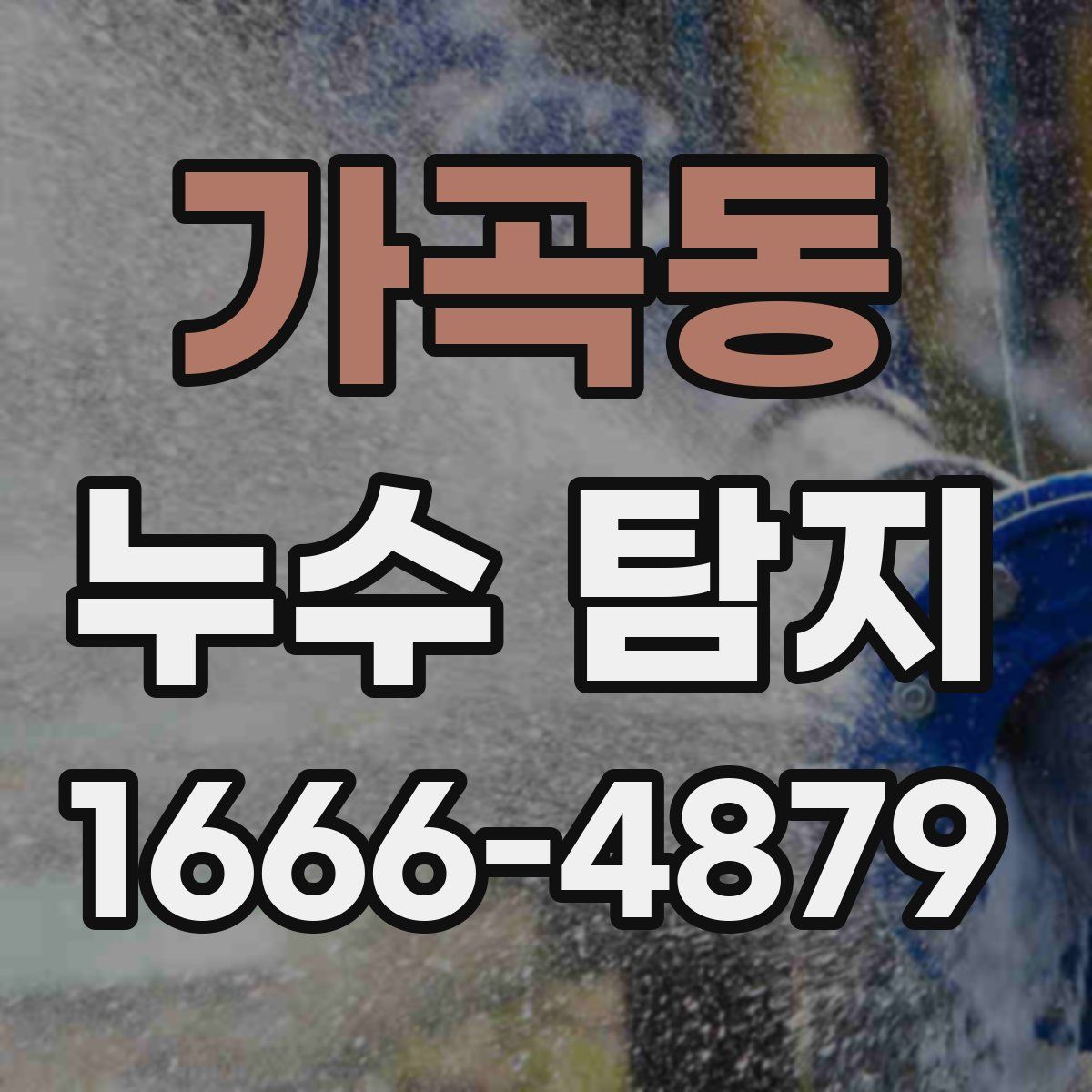 가곡동 누수 탐지