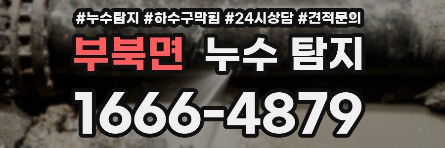부북면 누수 탐지