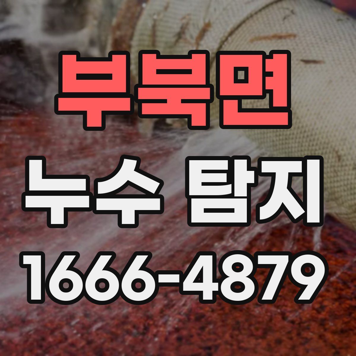 부북면 누수 탐지
