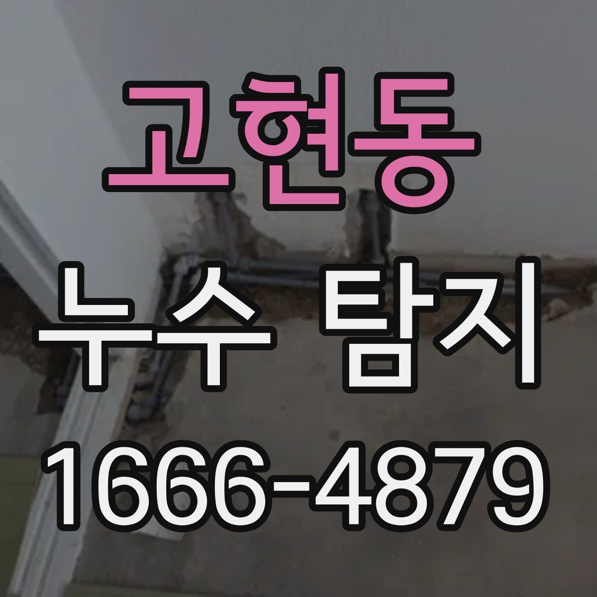 고현동 누수 탐지