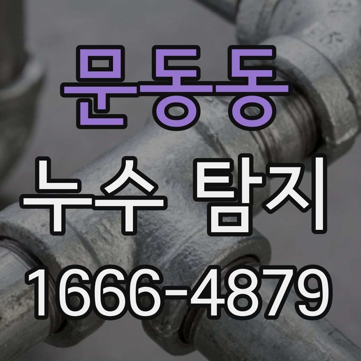 문동동 누수 탐지