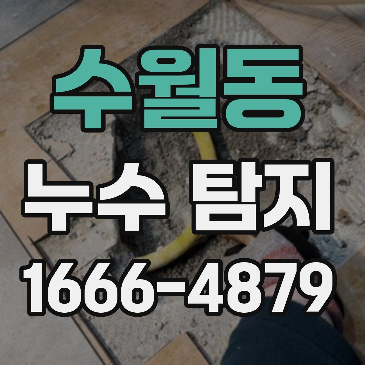수월동 누수 탐지
