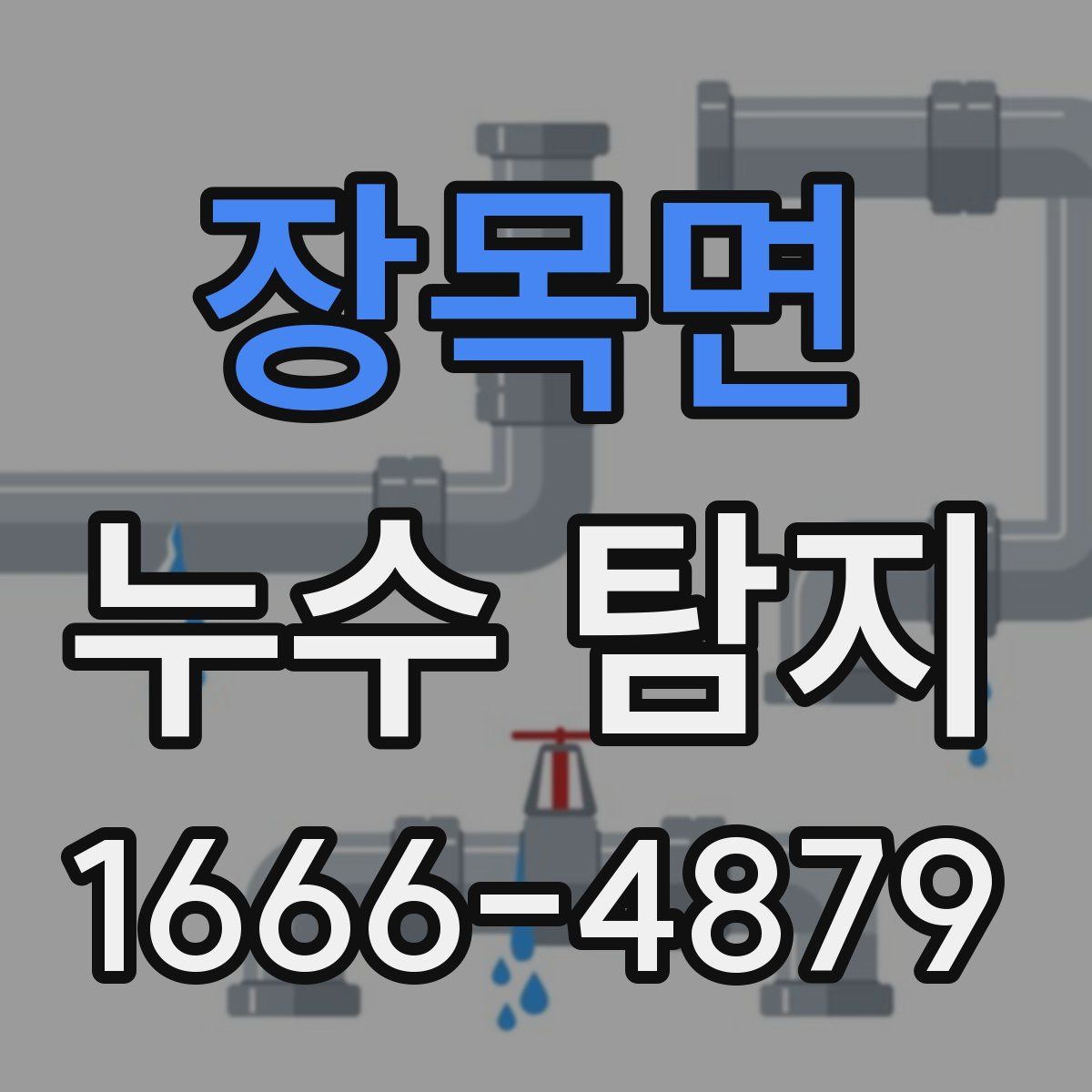장목면 누수 탐지