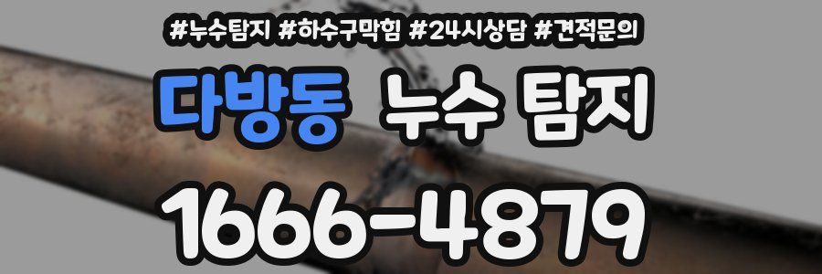 다방동 누수 탐지