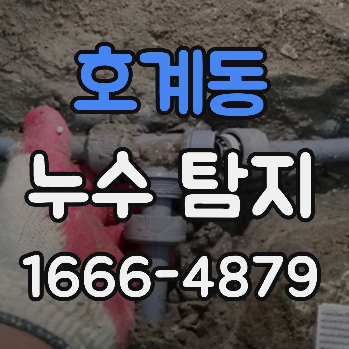 호계동 누수 탐지