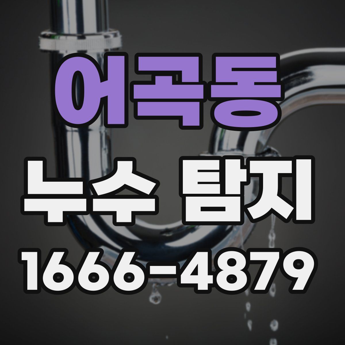 어곡동 누수 탐지
