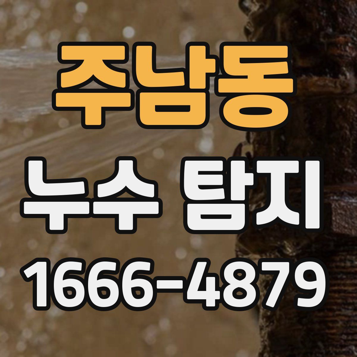 주남동 누수 탐지