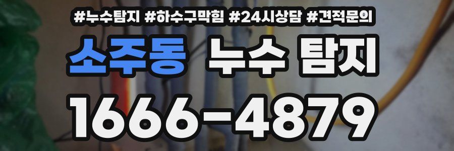 소주동 누수 탐지