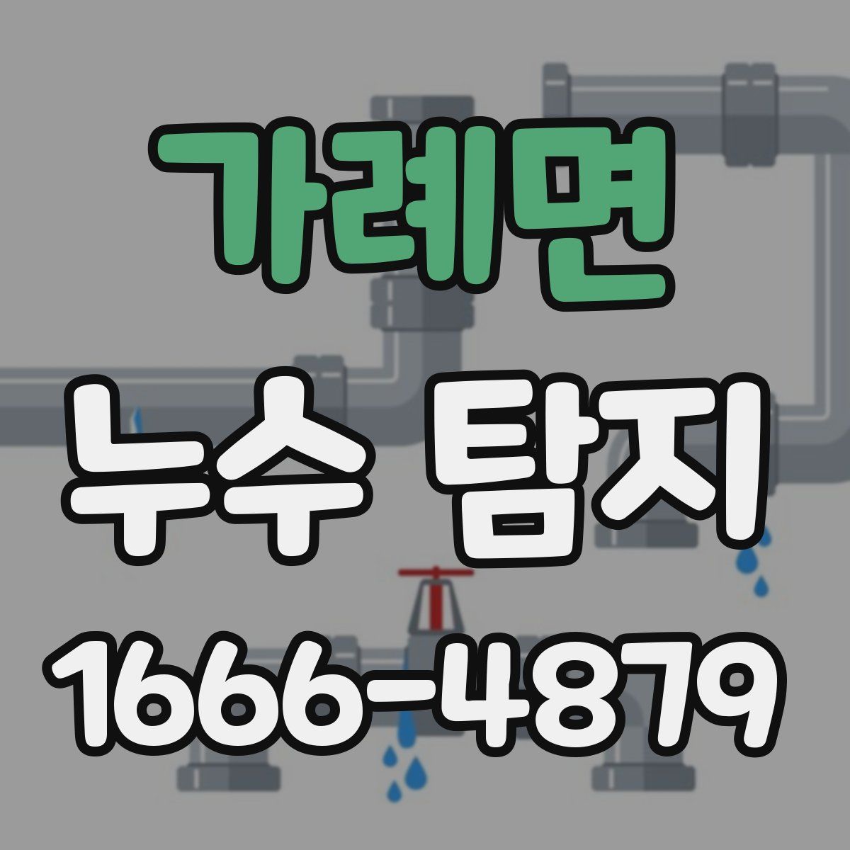 가례면 누수 탐지
