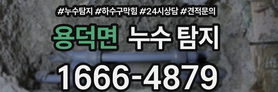 용덕면 누수 탐지