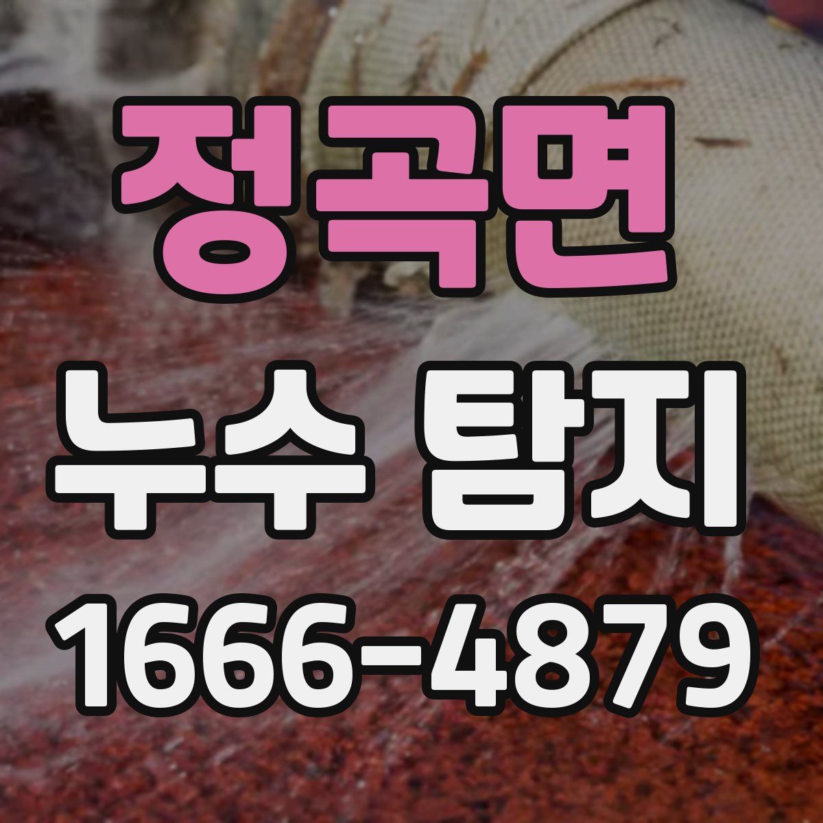 정곡면 누수 탐지