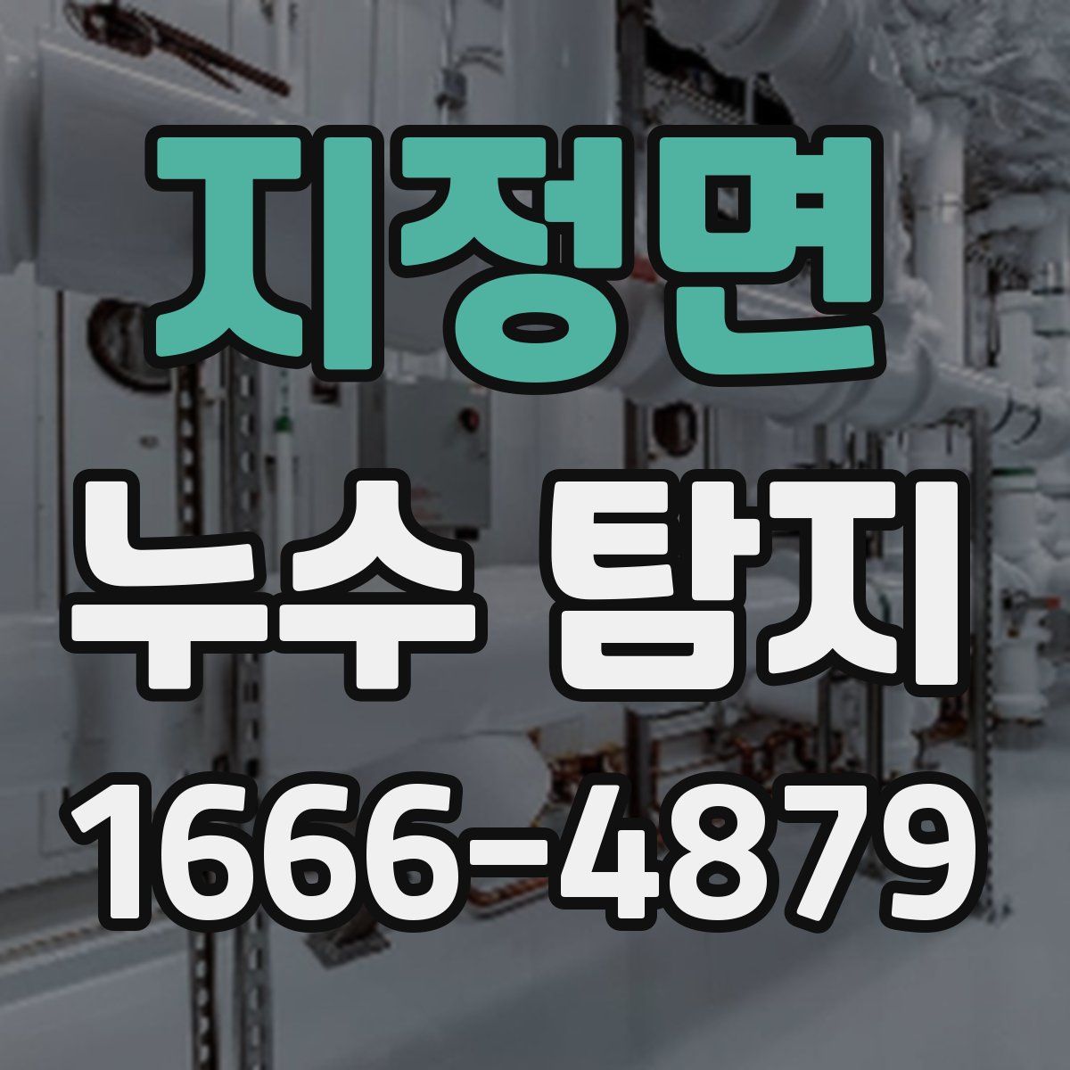 지정면 누수 탐지