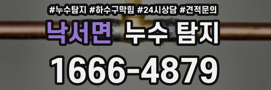 낙서면 누수 탐지