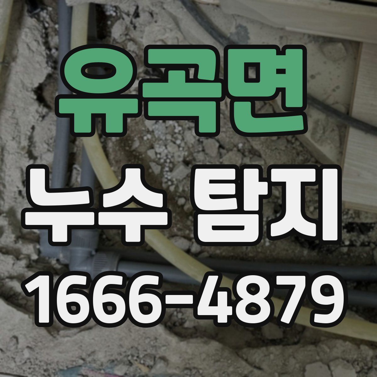 유곡면 누수 탐지