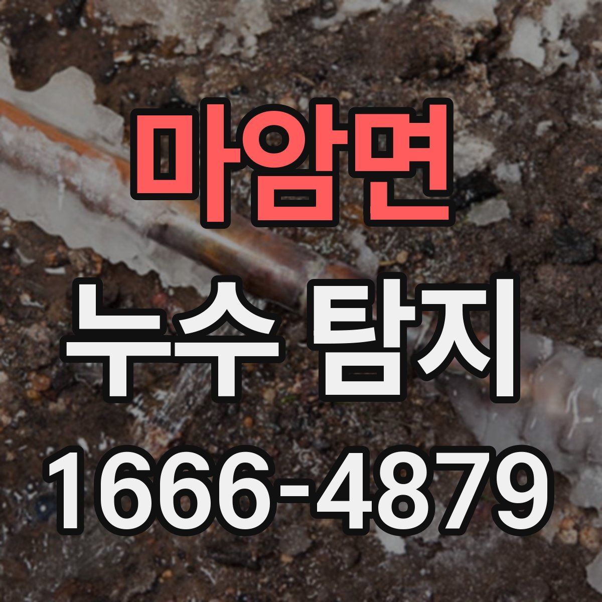 마암면 누수 탐지