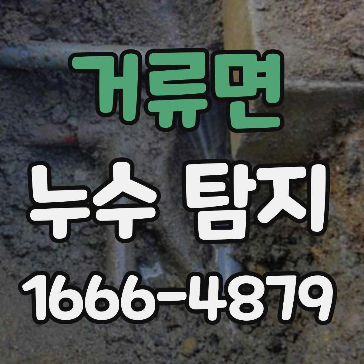 거류면 누수 탐지 아파트와 주택의 차이