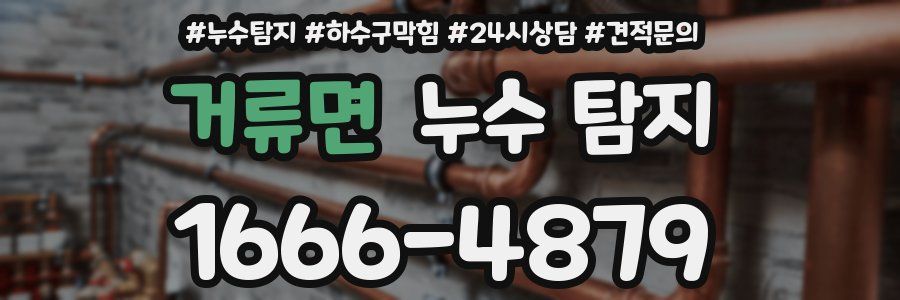 거류면 누수 탐지