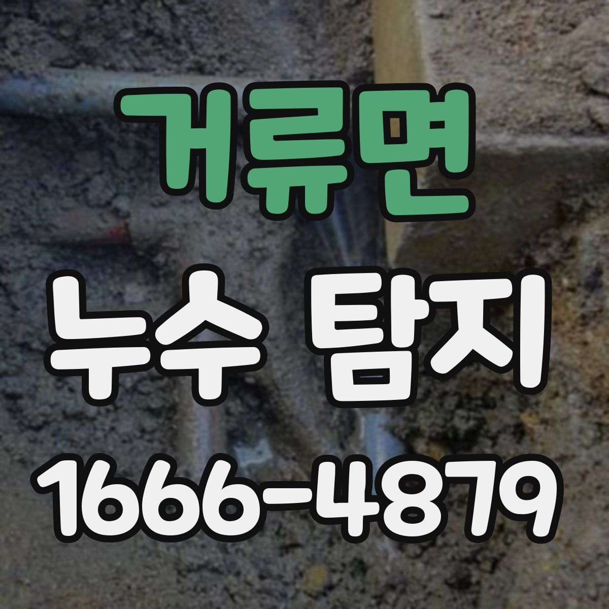 거류면 누수 탐지