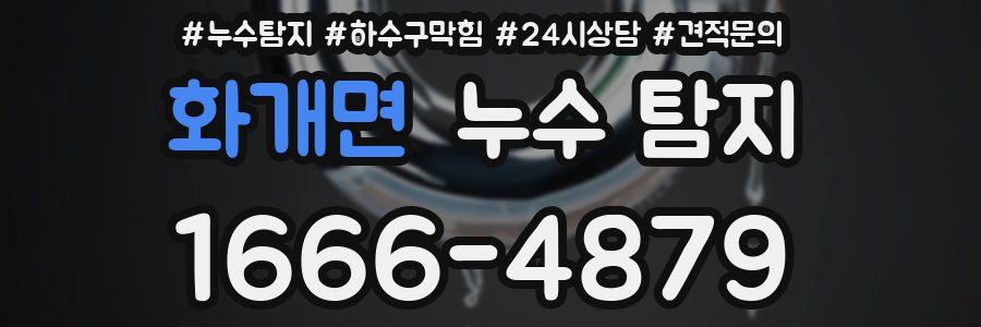 화개면 누수 탐지
