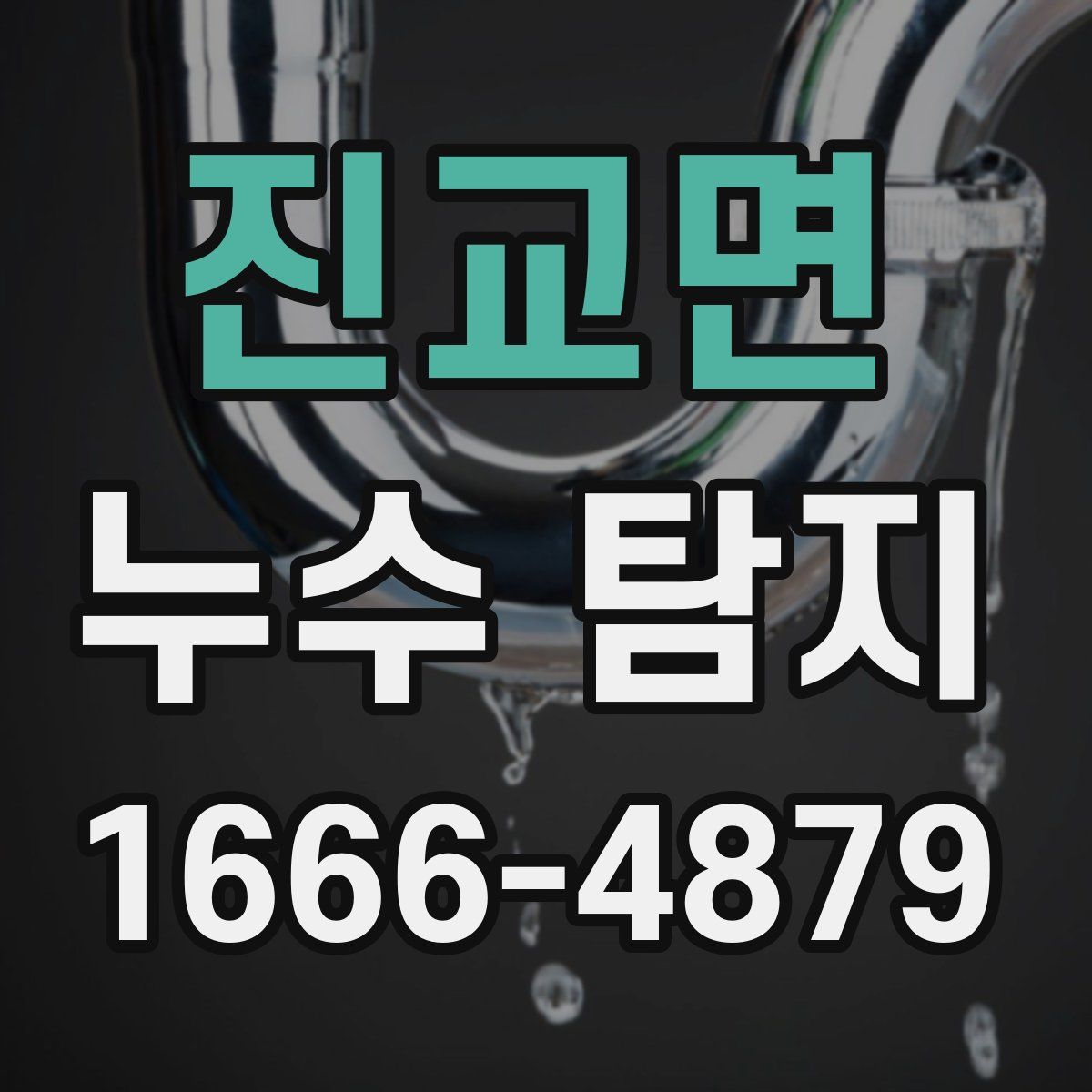 진교면 누수 탐지