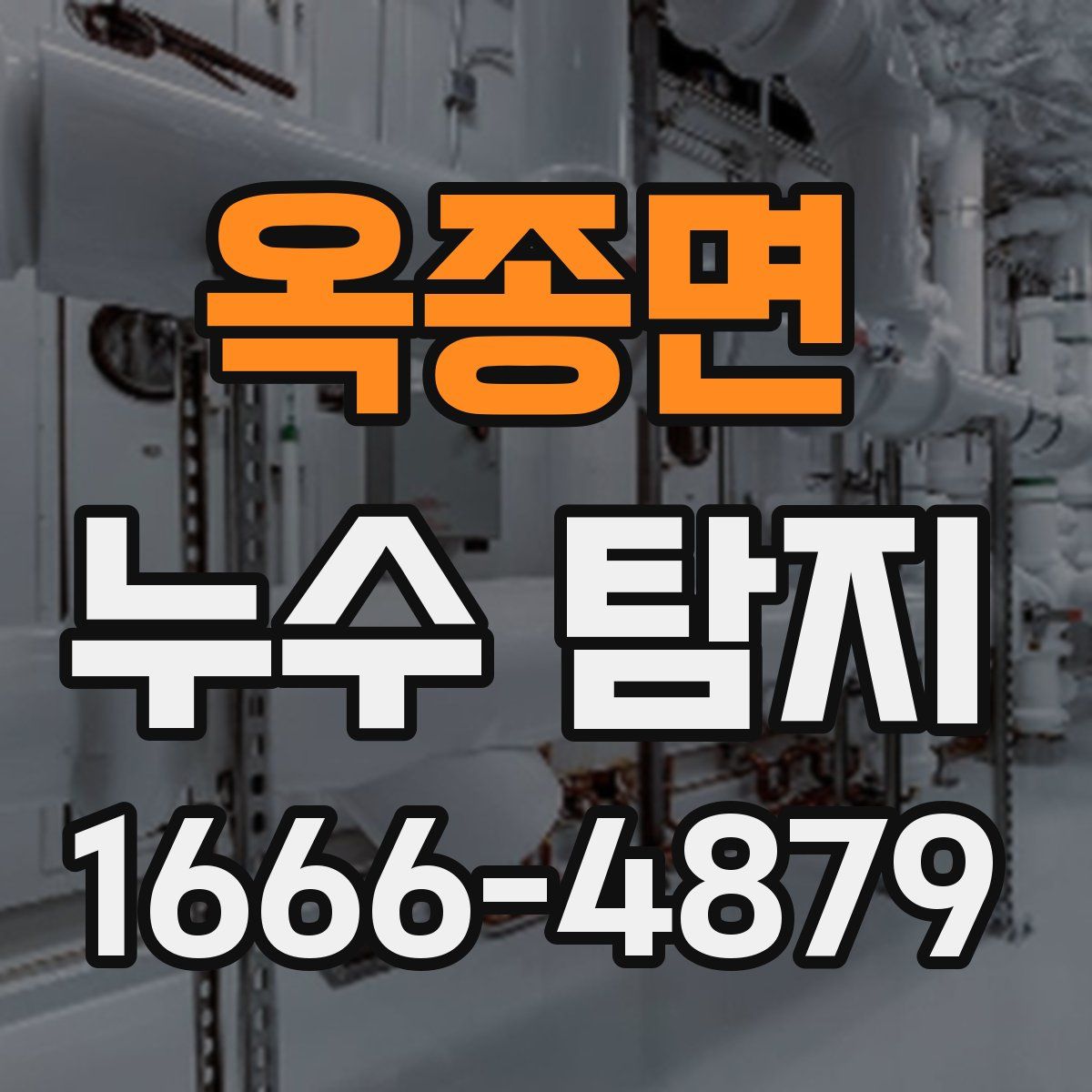 옥종면 누수 탐지