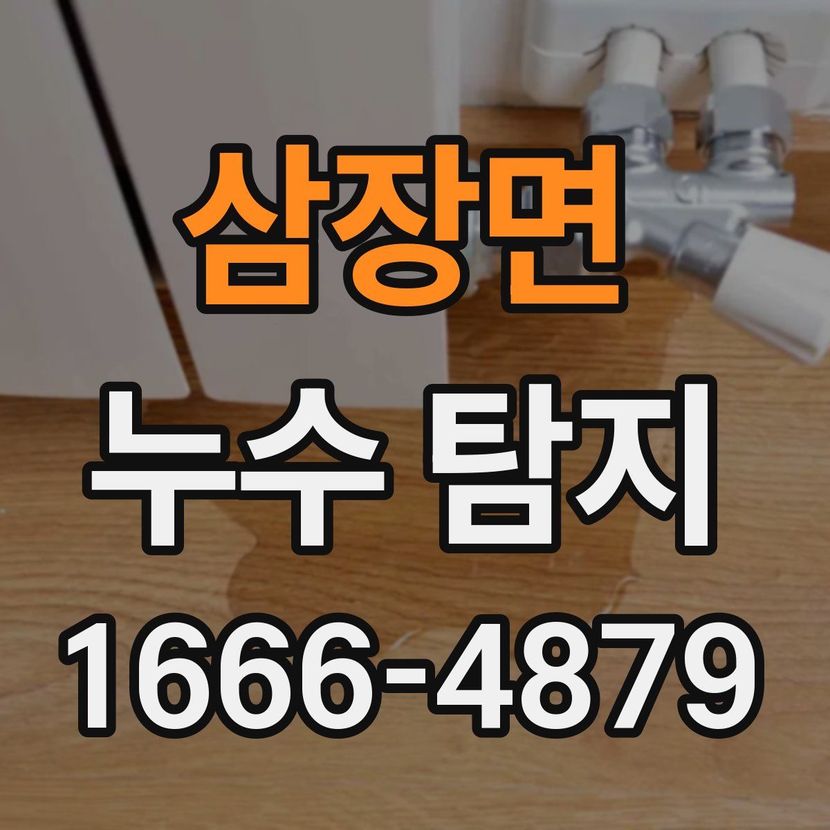 삼장면 누수 탐지