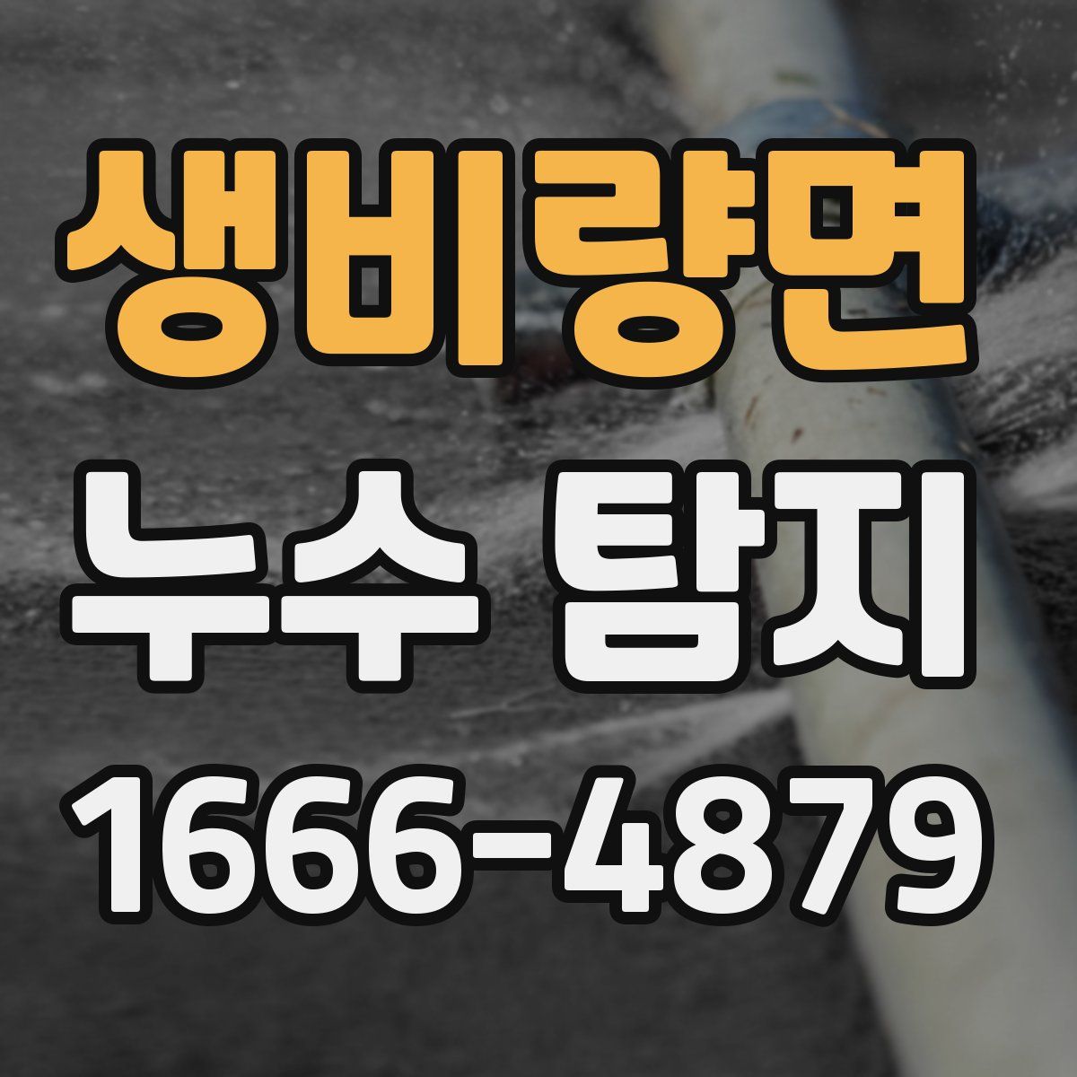 생비량면 누수 탐지