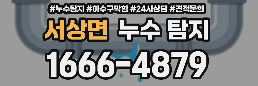 서상면 누수 탐지