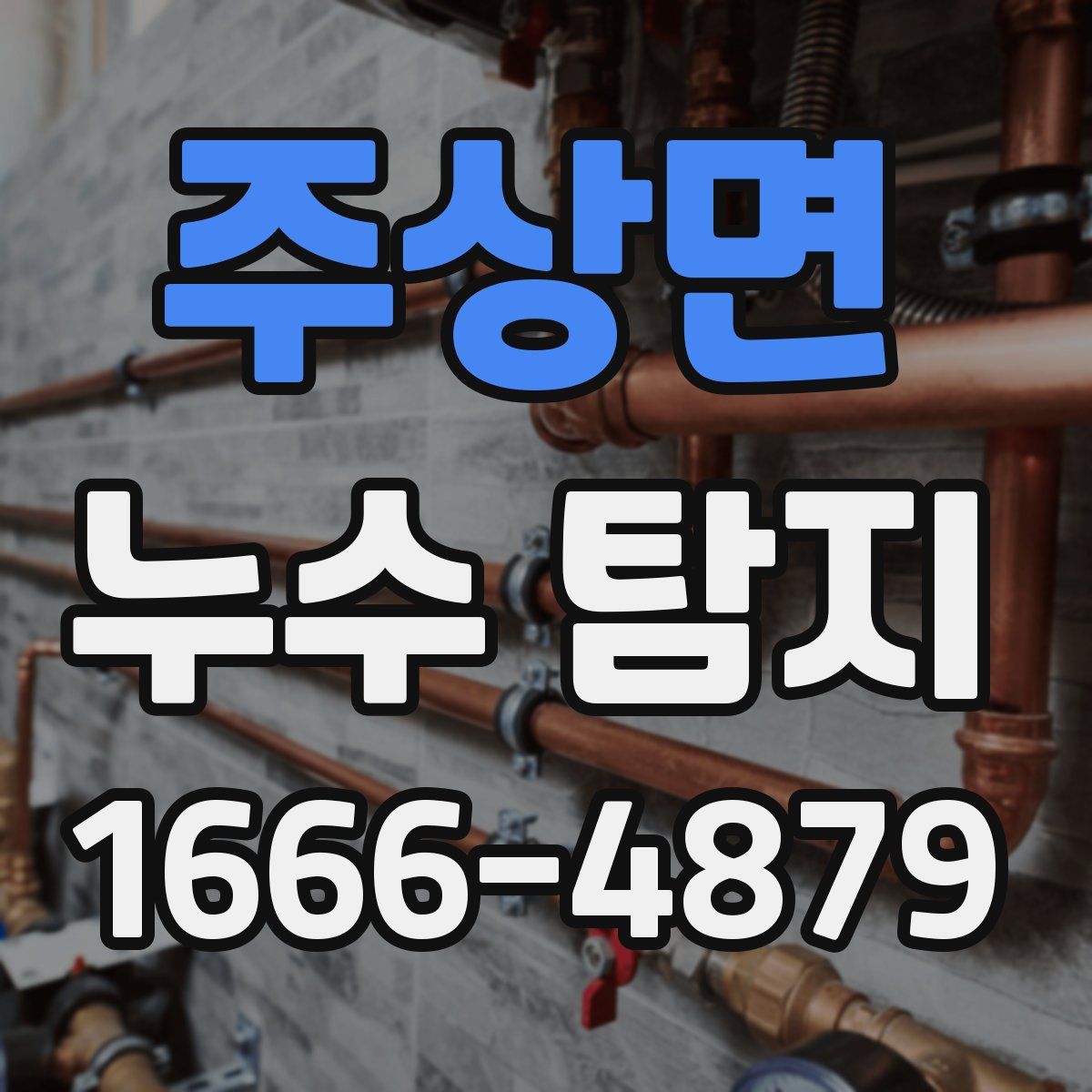주상면 누수 탐지