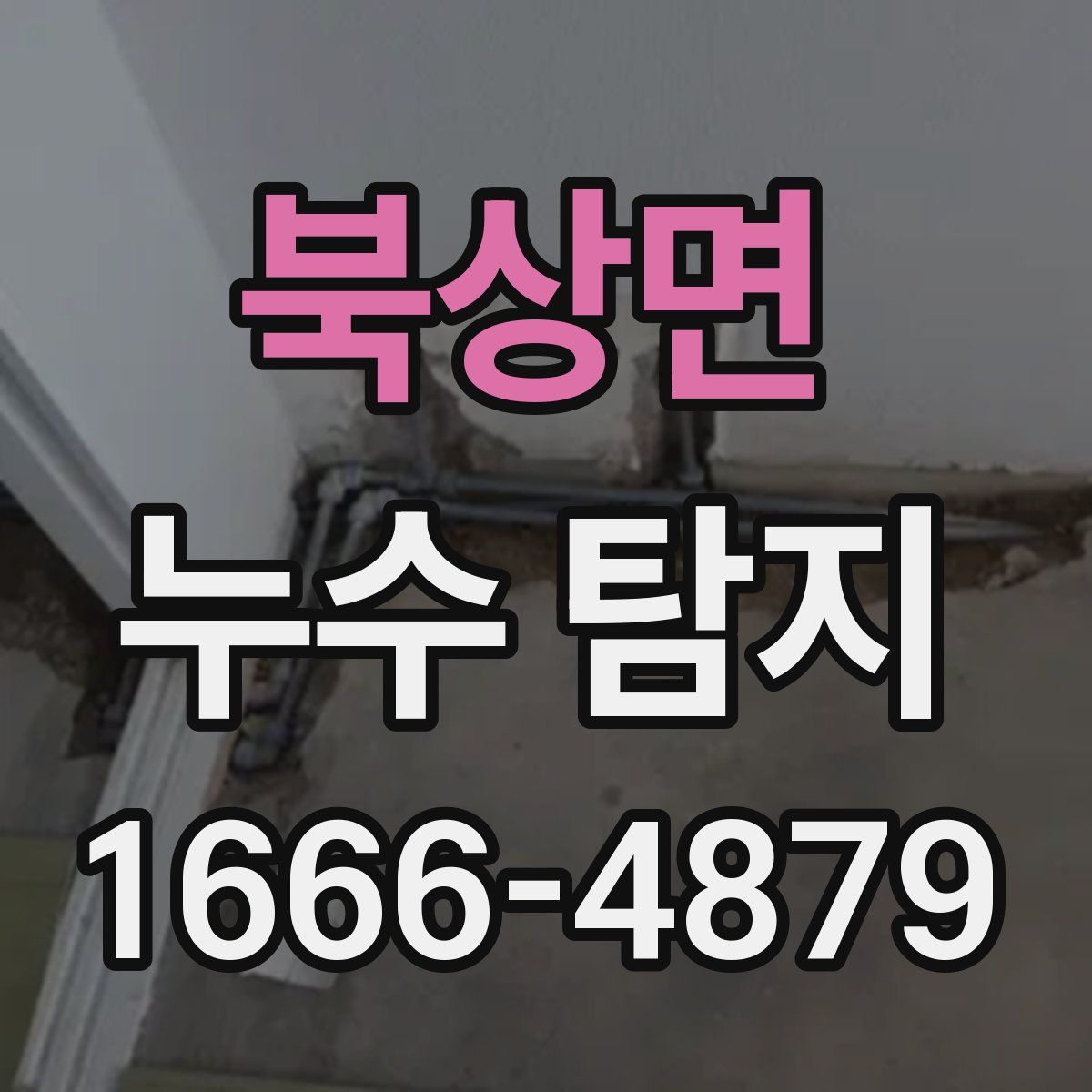 북상면 누수 탐지