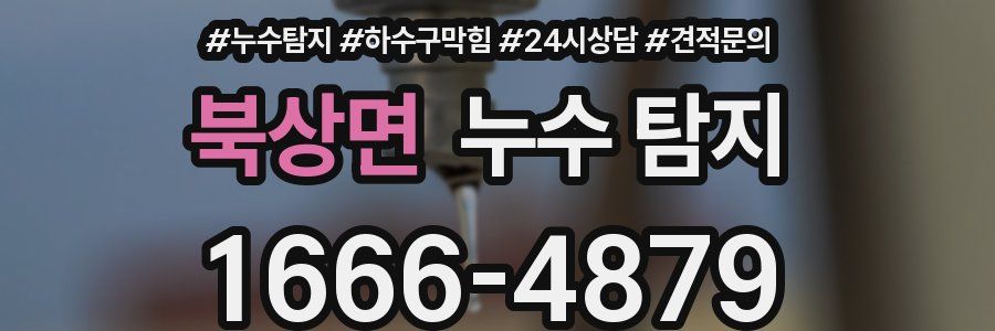 북상면 누수 탐지