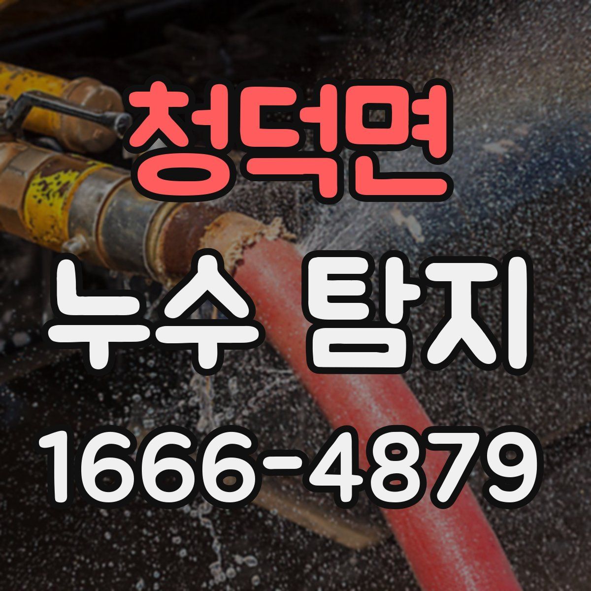 청덕면 누수 탐지