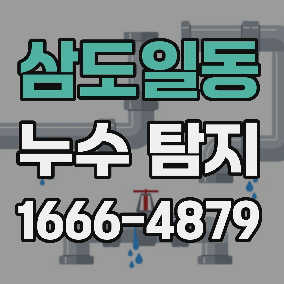 삼도일동 누수 탐지