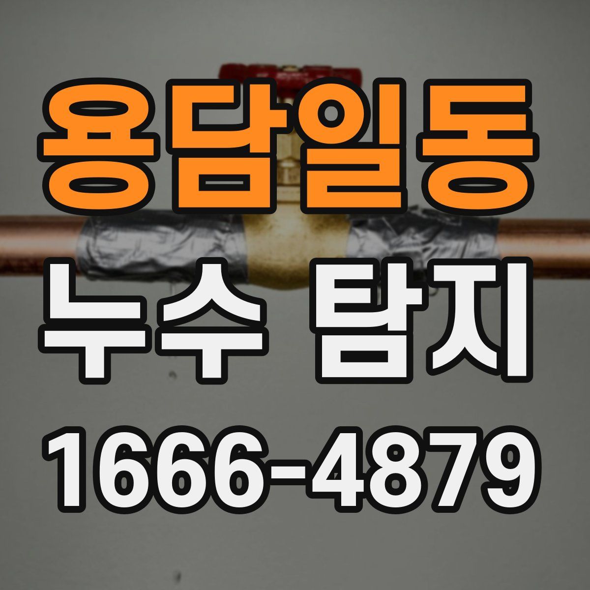 용담일동 누수 탐지
