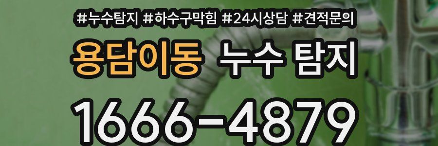 용담이동 누수 탐지